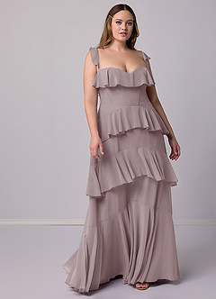 Barbie ♥ Azazie Bridesmaid Dresses Dusk A-Line Sweetheart Neckline Chiffon Dress image9