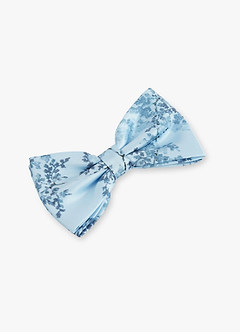 front Matte Satin Pre-Tied Bow Tie