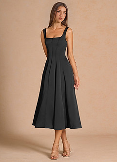 Vestido Negro Midi Nolia image4