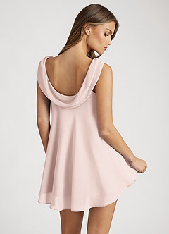 front Conjunto de pijama de top y shorts estilo babydoll