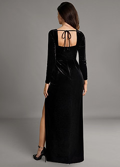 Dora Black Maxi Dress image2