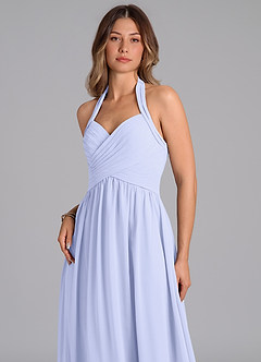 Azazie Darlyn Bridesmaid Dresses Lavender A-Line Pleated Chiffon Dress image7