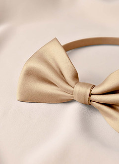 front Junior Bridesmaid Stretch Satin Headband