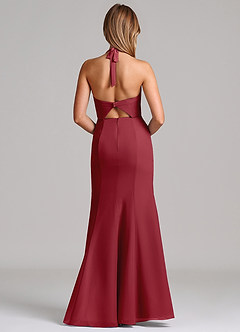 Azazie Emeria Suknie dla druhen Syrena Dekolt w kształcie serca Szyfon Do ziemi Sukienka image2