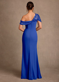 Azazie Sally Suknie dla Matki Panny Młodej Osłona Koronka Szyfon Długość podłogi Sukienka image3