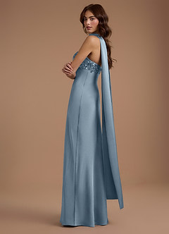 suknia Niebieski Pudrowy Maxi Narah image11