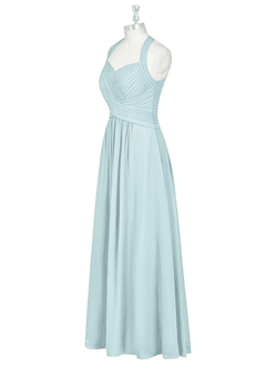 Azazie Claudia Bridesmaid Dresses Mist A-Line Sweetheart Neckline Chiffon Dress image11