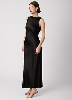 Vestido Negro Largo Alexisrose image6