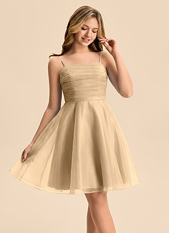 front Azazie Miko Junior Formal Dress