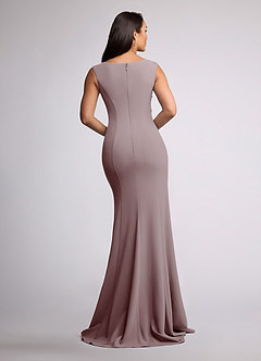 Azazie Juliane Mother of the Bride Dresses Vintage Mauve Mermaid Sequins Lace Dress image4