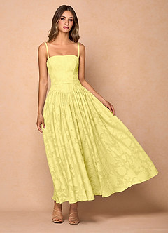 Vestido Sorbete De Limón Largo Skylar image2