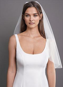 front Talia Elbow Length Veil