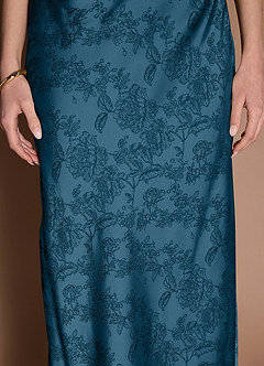 Gelina Navy Black Maxi Dress image6