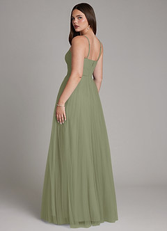 Azazie Teagan Bridesmaid Dresses Pistachio A-Line Sweetheart Neckline Tulle Dress image5