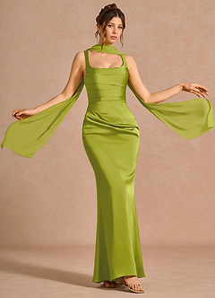 Hadiya Lemon Green Maxi Dress image3