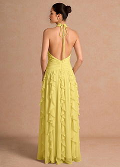 Sylvie Pastel Yellow Maxi Dress image2