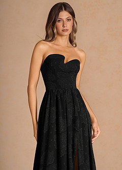 Maxi jurk Philomena Zwart image6