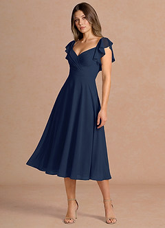 Leilani Navy Midi Dress image3