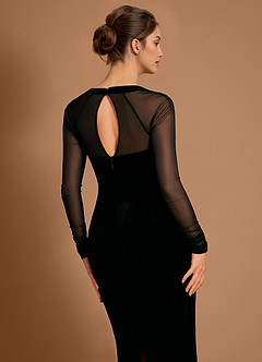 Morwenna Black Midi Dress image6