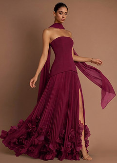 Vestido Merlot Largo Marnie image4