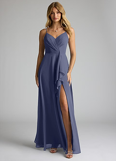 Azazie Akita Bridesmaid Dresses Stormy A-Line Chiffon Dress image1