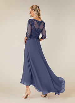Azazie Monza Mother of the Bride Dresses Stormy A-Line Lace Chiffon Dress image4