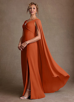 Azazie Boudica Suknie dla Matki Panny Młodej Linia A Pofałdowany Szyfon Długość podłogi Sukienka image2