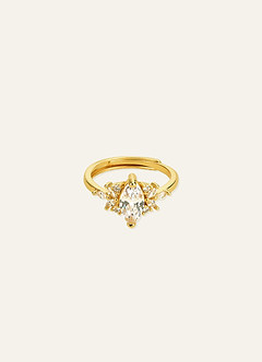 front Marquise Zirconia Ring