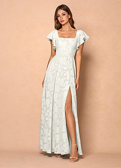 Anna Bílý Maxi šaty s volánkem image4