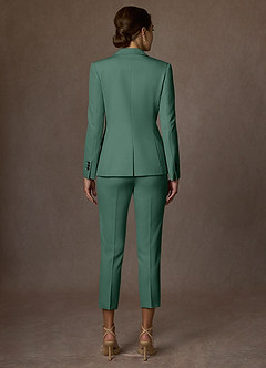 front Kennedy 유칼립투스 구조화된 스트레치 드레스 팬츠