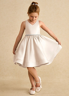 Azazie Julietta Flower Girl Klänningar Klänning Balklänning i Tyll Konvertibel image4
