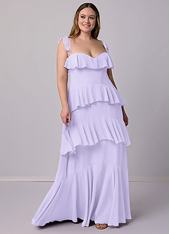 Barbie ♥ Azazie Bridesmaid Dresses A-Line Sweetheart Neckline Chiffon Floor-Length Dress image6
