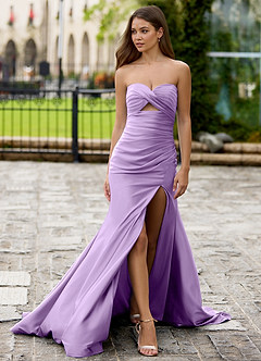 homecoming dresses on sale Sparkly A-Line Sequins Tiered Purple Short Corset Homecoming Dress main image 1