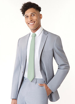 front Matte Satin Matching Groomsmen Tie Set – 4 Pieces