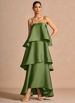 Itasca Olive Green Maxi Dress image3