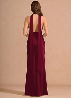 Linnea Merlot Maxi Dress image2