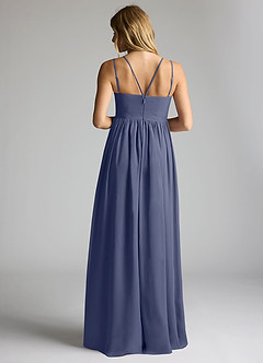 Azazie Emree Maternity Bridesmaid Dresses A-Line Chiffon Floor-Length Dress image4