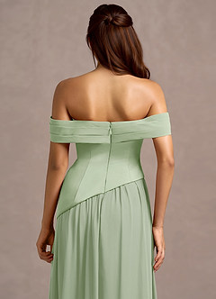 Robe Longue Sauge Poussiéreuse Liora image6