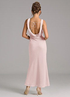 Azazie Rylina Abiti da Damigella Abito Sirena in Chiffon Plissettato Rosa Rossore image6