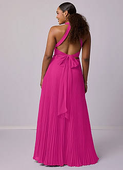 Barbie ♥ Azazie Bridesmaid Dresses A-Line Pleated Chiffon Floor-Length Dress image8