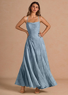 Robe Longue Bleu Poudre Nyselle image5
