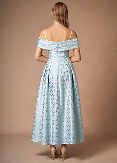 Maelys Ice Blue Midi Dress image5