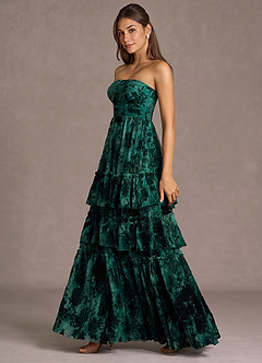 Rosavia Teal Maxi Dress image3