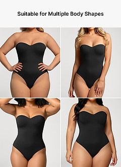 front gaine invisible sans bretelles à bonnets moulés