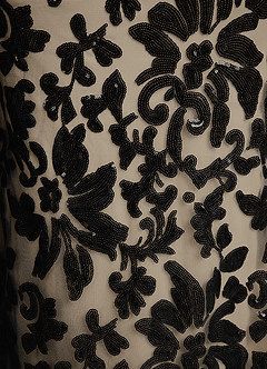 Azazie Colbie Abiti per la Madre della Sposa Abito Tubino in Paillettes/Lustrini Nero image7