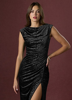 Heather Black Maxi Dress image6