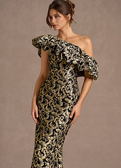 Ismerelle Gilded Navy Maxi Dress image4