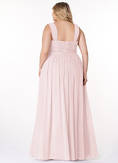 Azazie Zapheira Bridesmaid Dresses A-Line Ruched Chiffon Floor-Length Dress image9