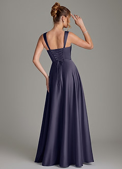 Azazie Azaria Bridesmaid Dresses Stormy A-Line Corset Stretch Satin Dress image5