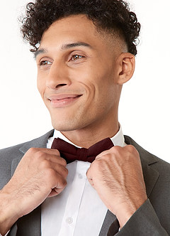 front Cotton Pre-Tied Bow Tie